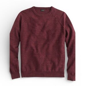 J. Crew Men's Heathered Cotton Slim Crewneck Sweater